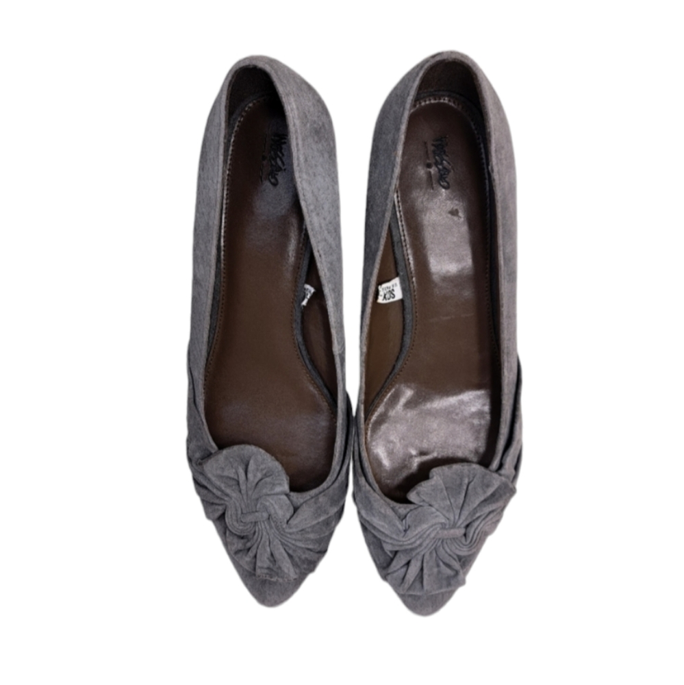 Vintage Mossimo Women's Suede Grey Shoes Size 9 - Picture 8 of 14
